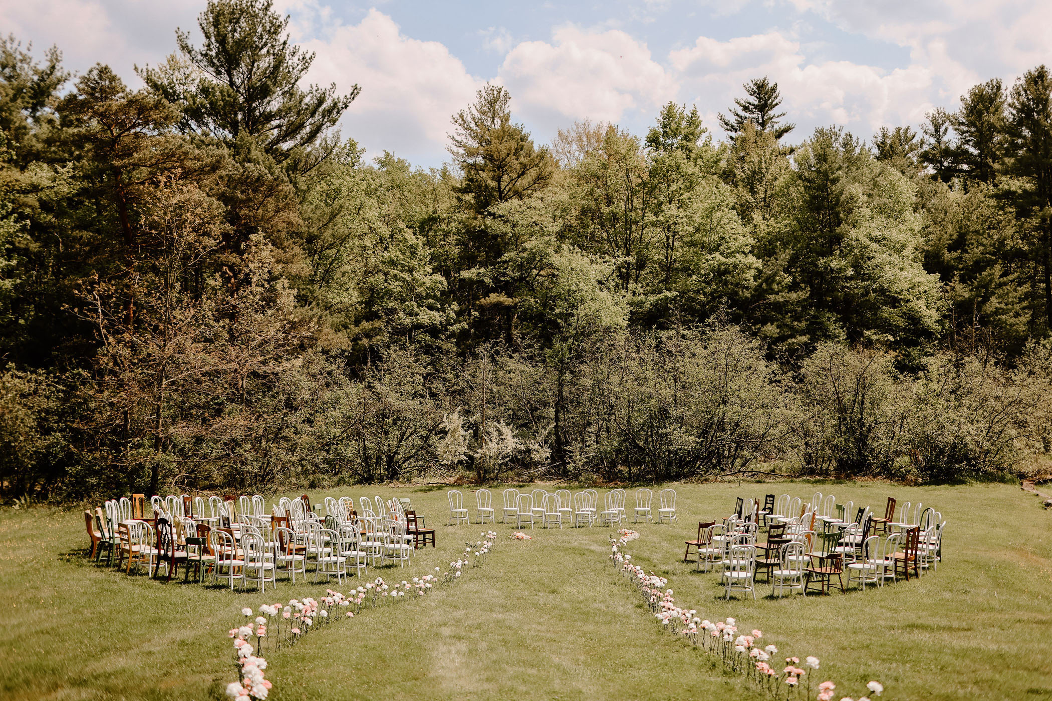 70s Inspired DIY Wedding in Central Pennsylvania Mountain Hideaway
