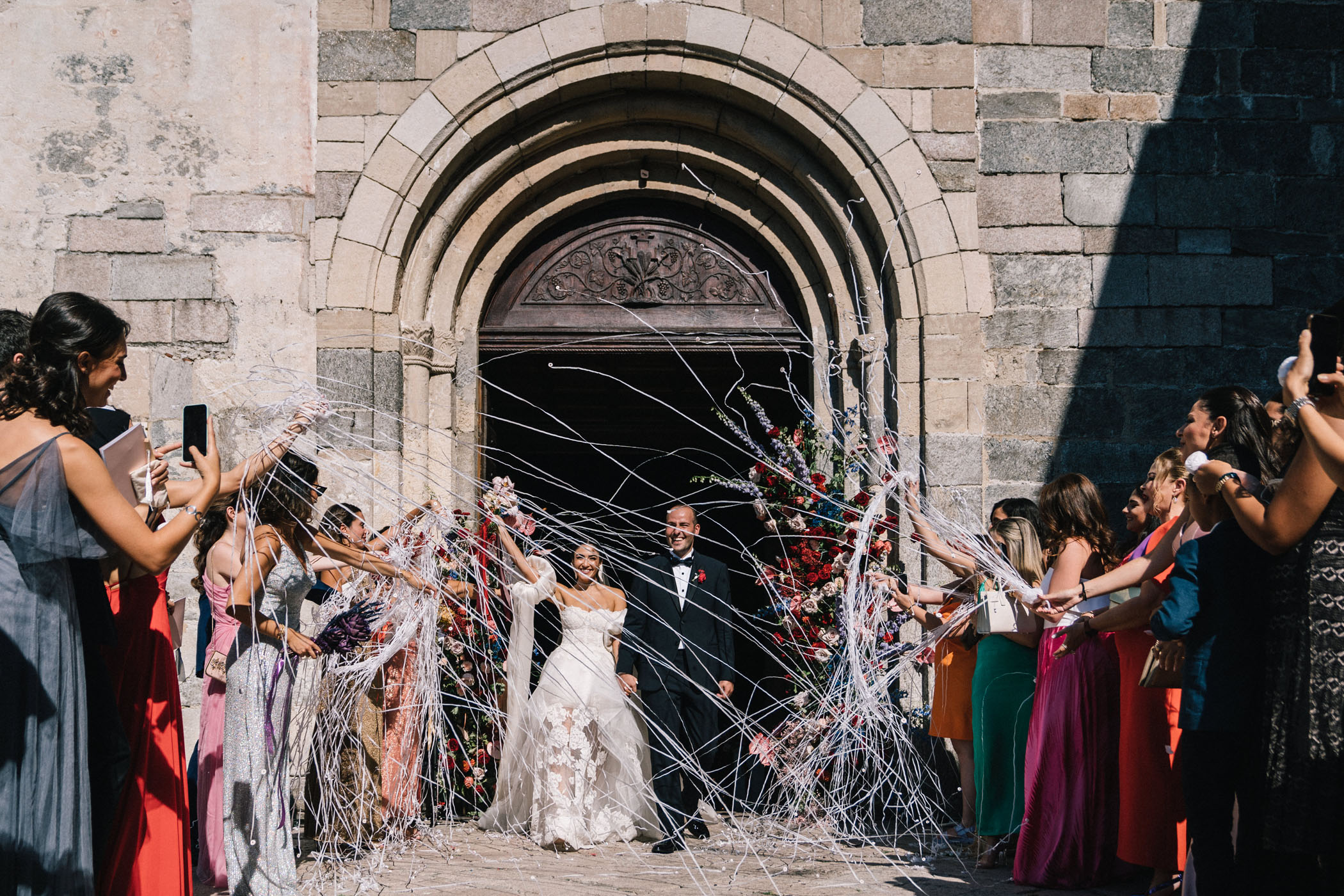 Eclectic Medieval Wedding in Italy