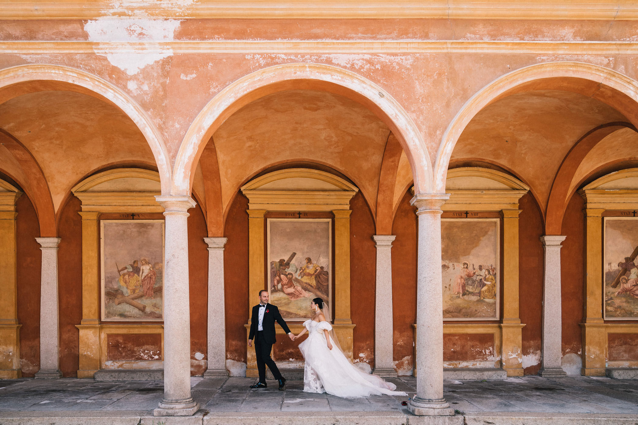 Eclectic Medieval Wedding in Italy