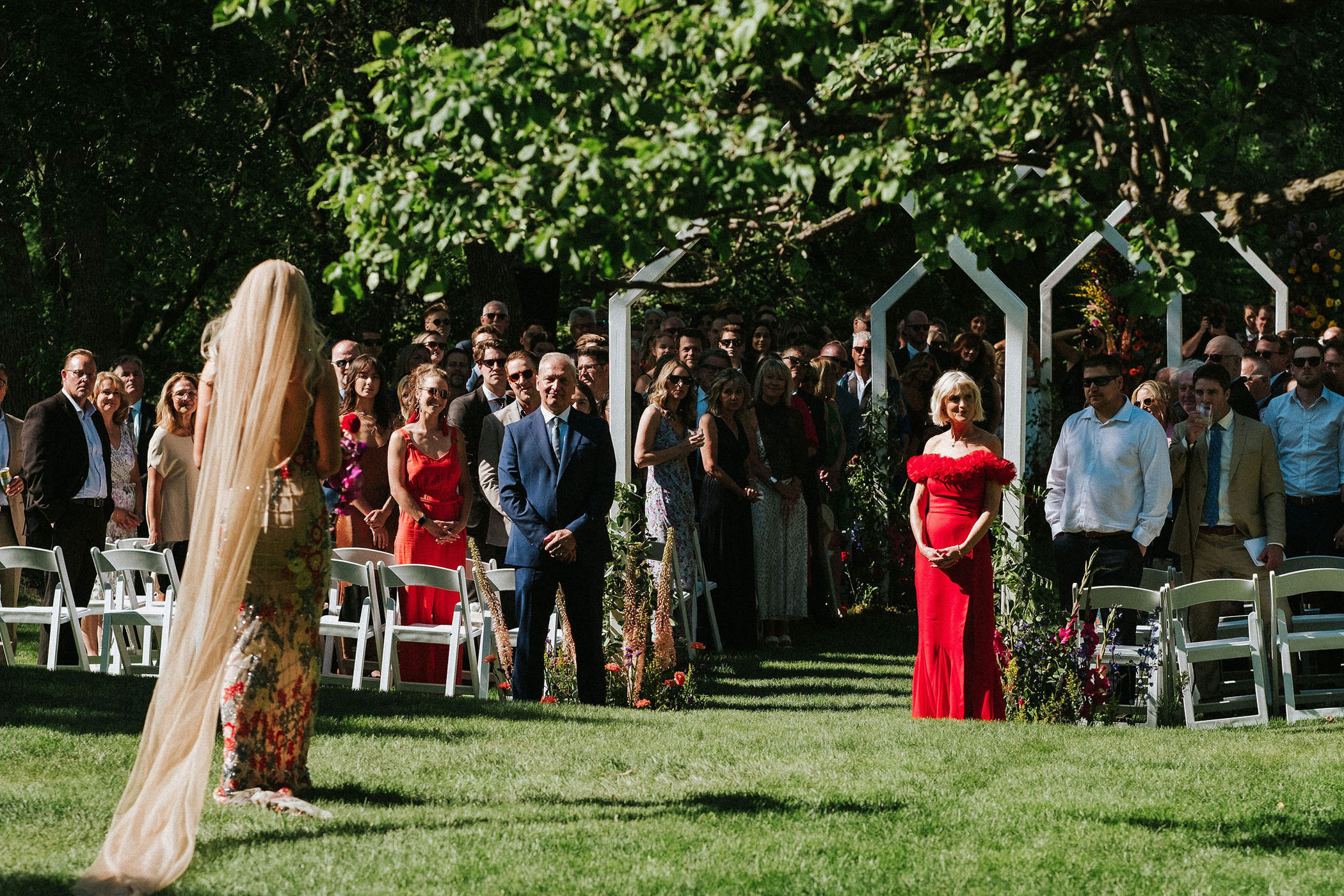 Canada's Colorful Rock 'n' Roll Backyard Anti-Wedding