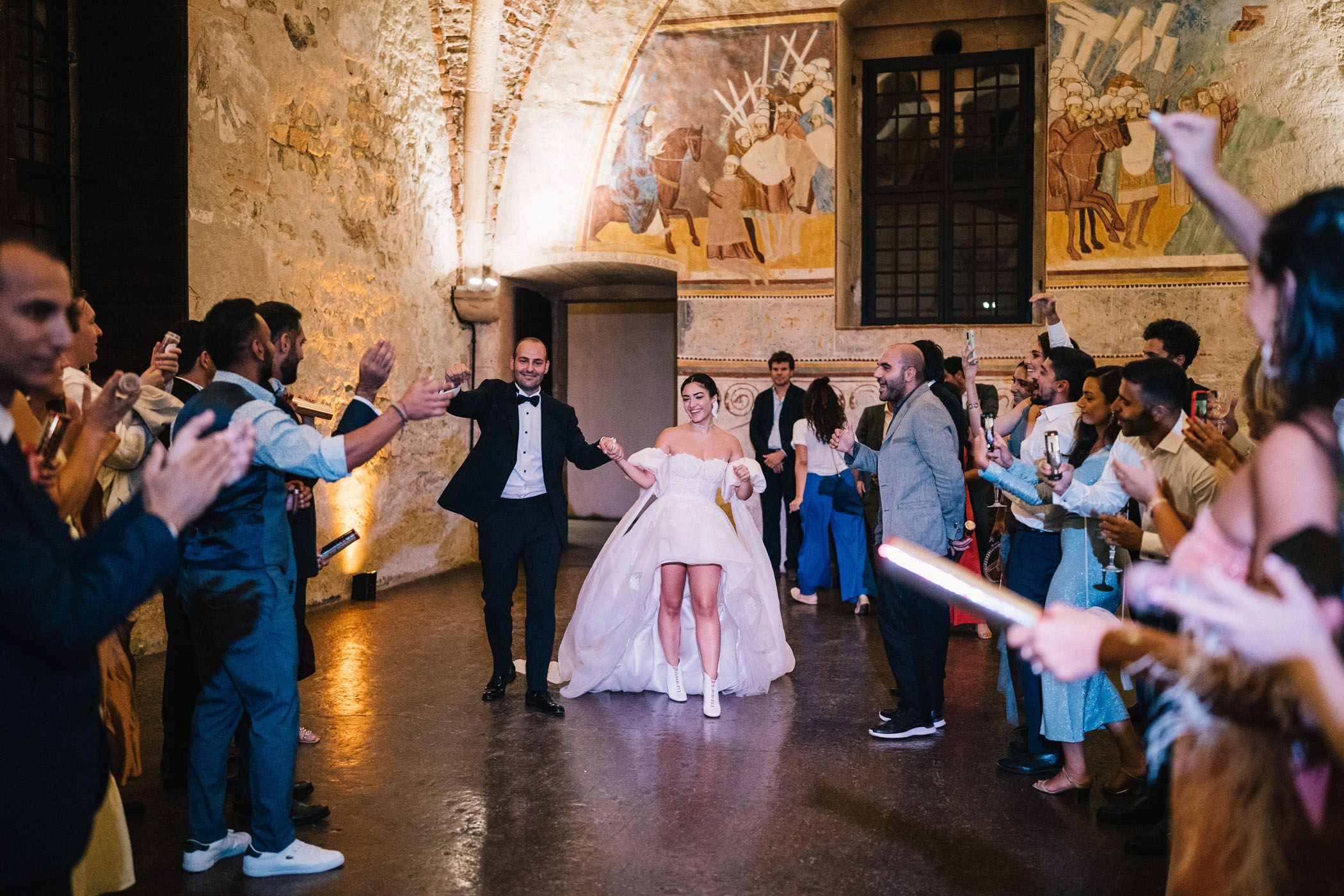 Eclectic Medieval Wedding in Italy