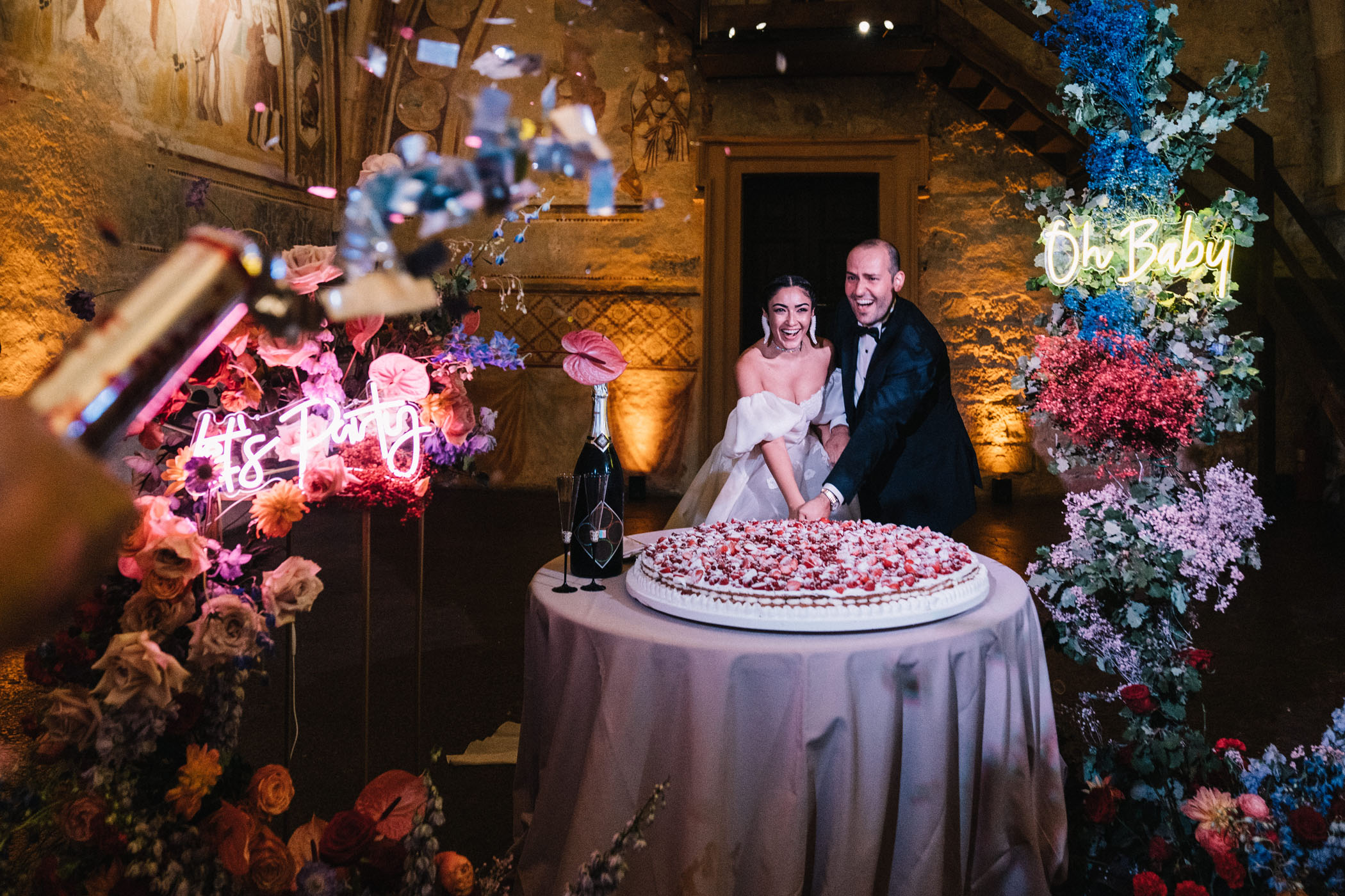 Eclectic Medieval Wedding in Italy