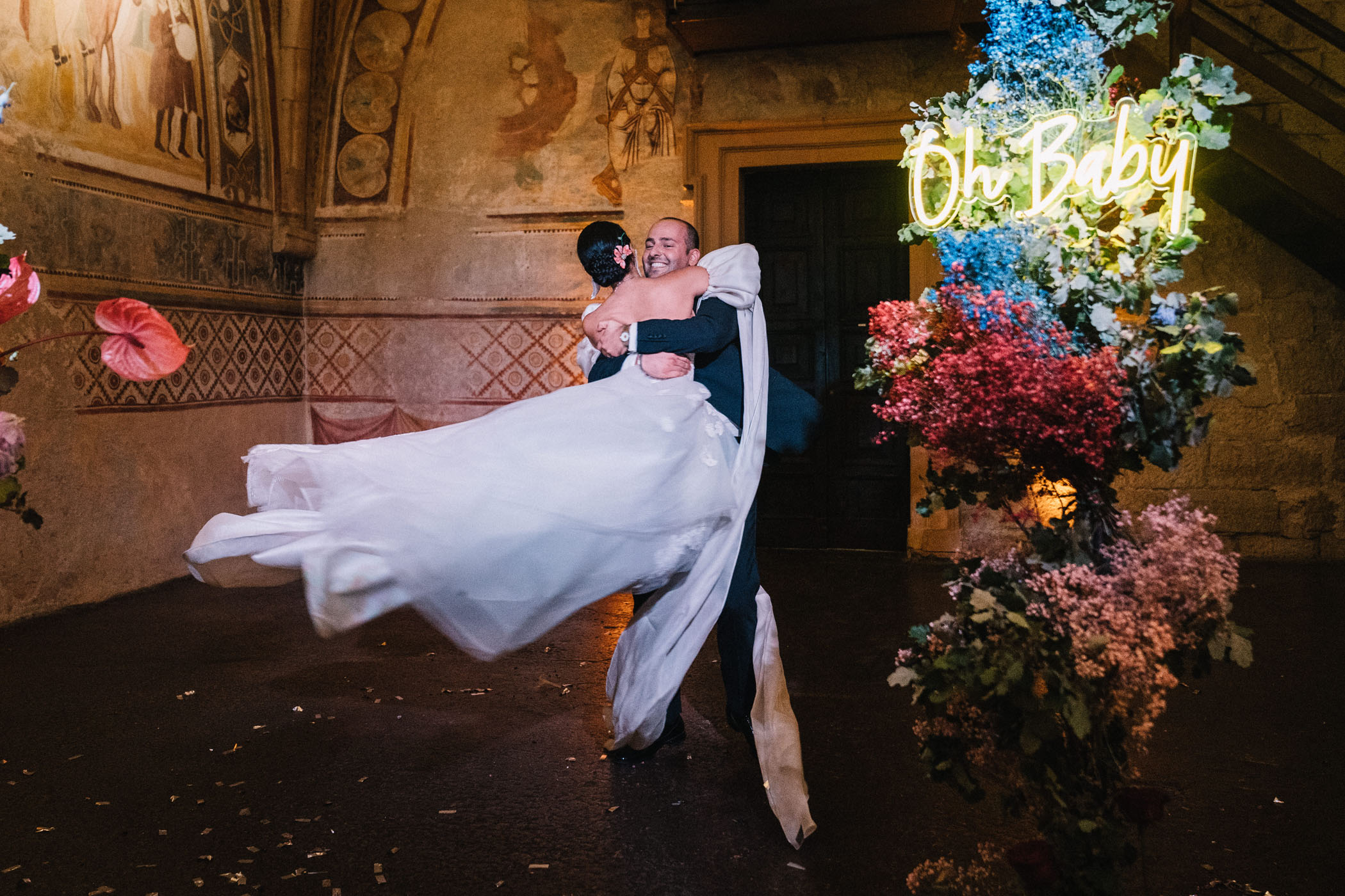 Eclectic Medieval Wedding in Italy