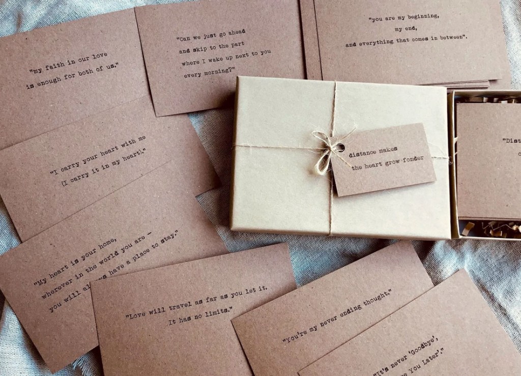 affirmation cards best long distance relationship gifts
