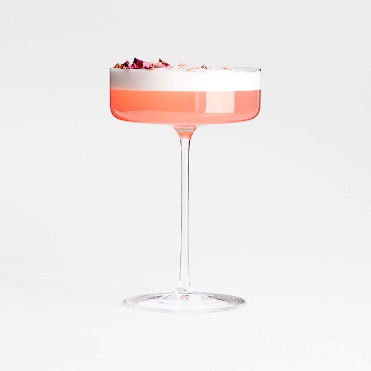 best coupe champagne glasses with modern squared design