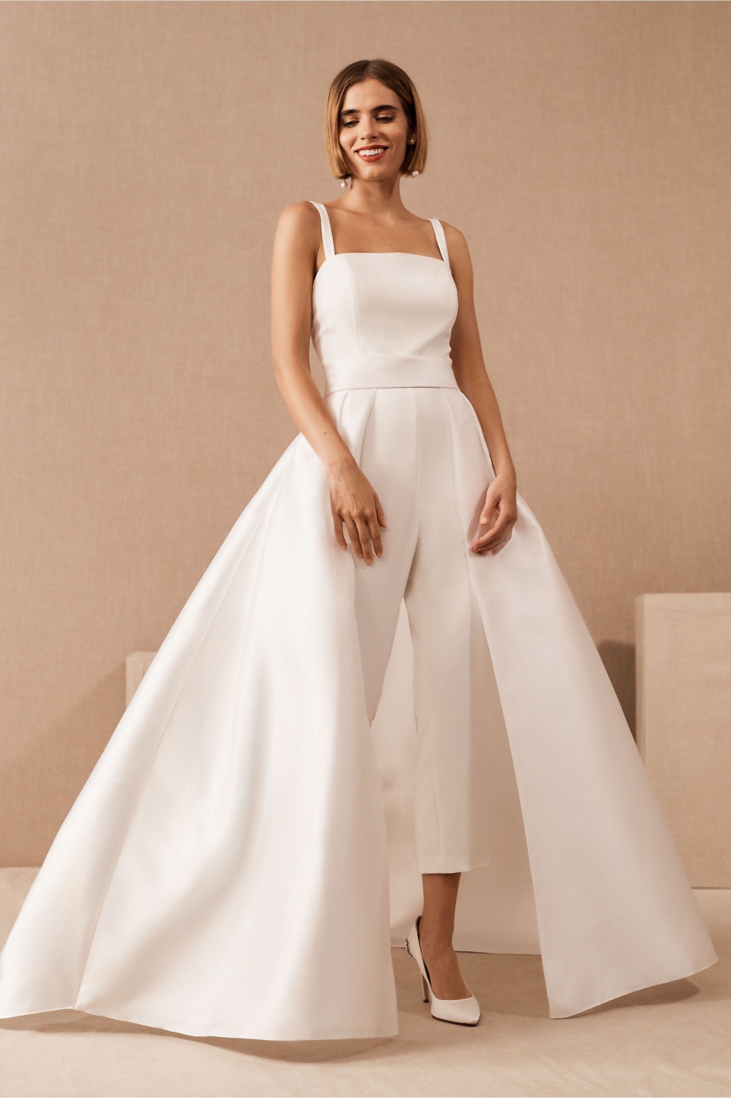 Sachin and Babi wedding dress jumpsuit set sold online at BHLDN